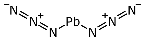 Lead(II) azide 2D structure