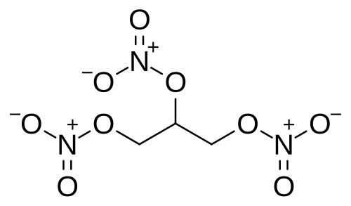 Nitroglycerin 2D structure