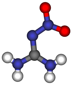 Nitroguanidine 3D model